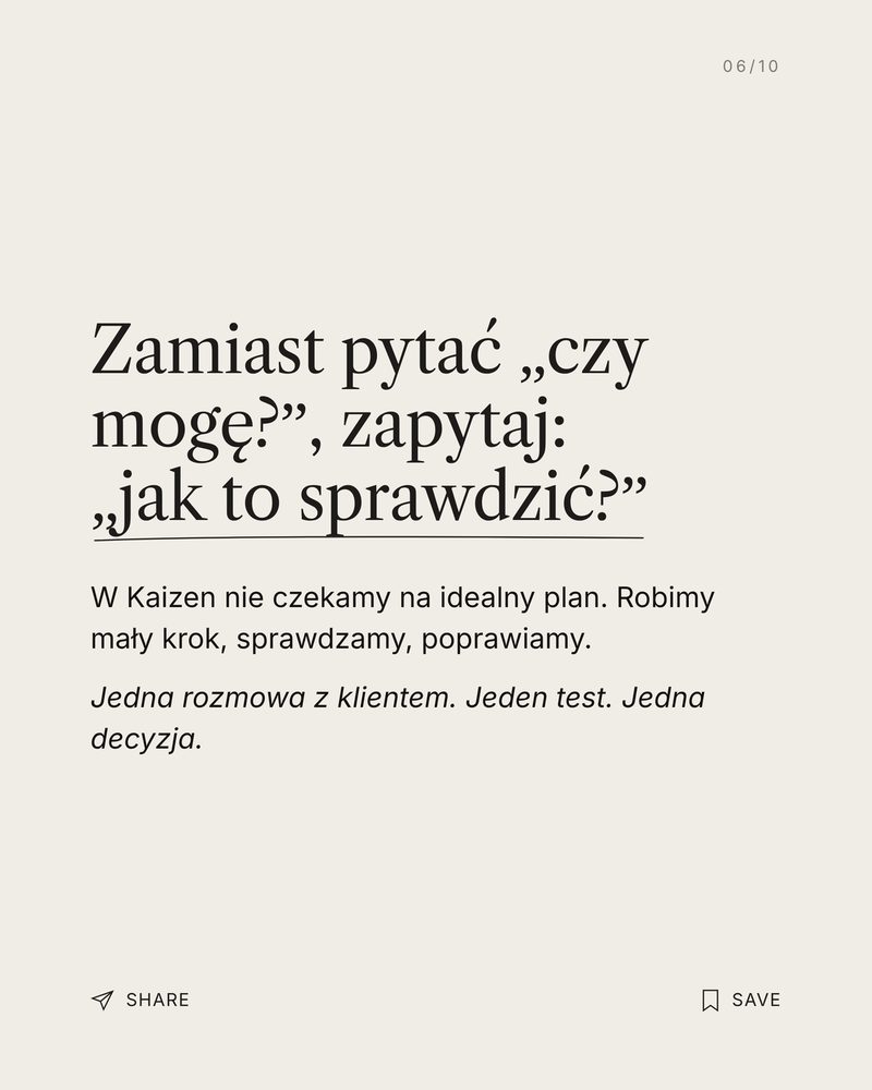 Slajd 6: Zamiast pytać czy mogę, zapytaj jak to sprawdzić