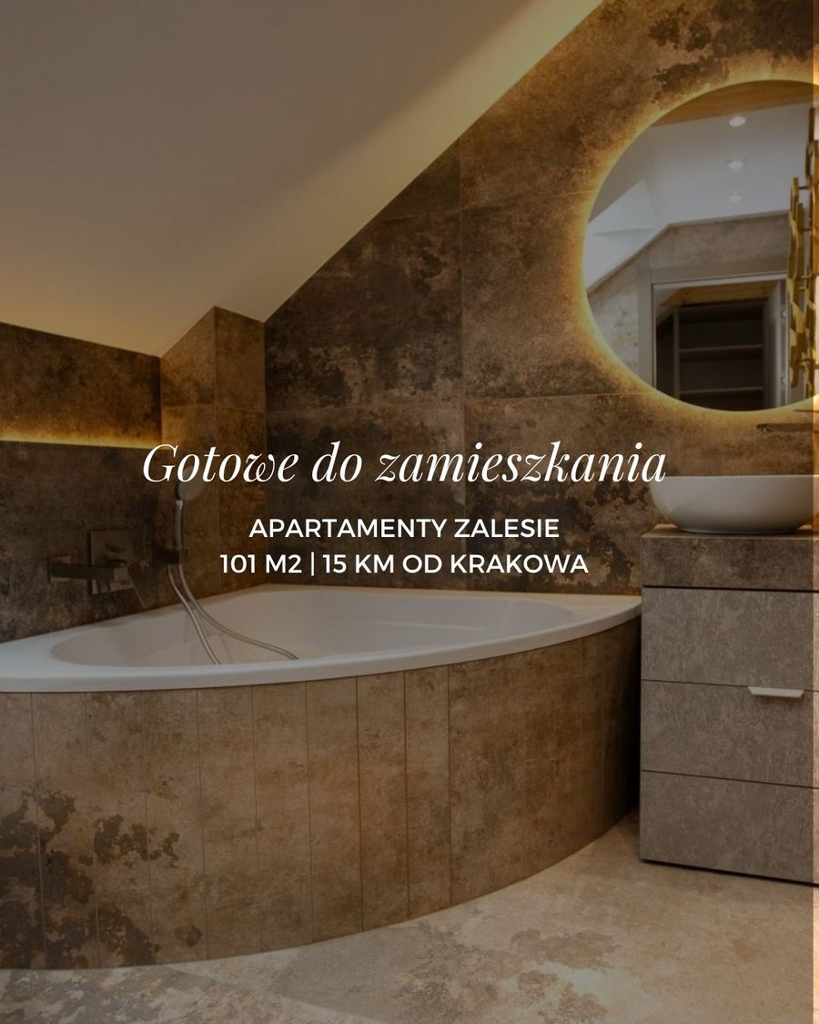 Post: łazienka, Apartamenty Zalesie gotowe do zamieszkania